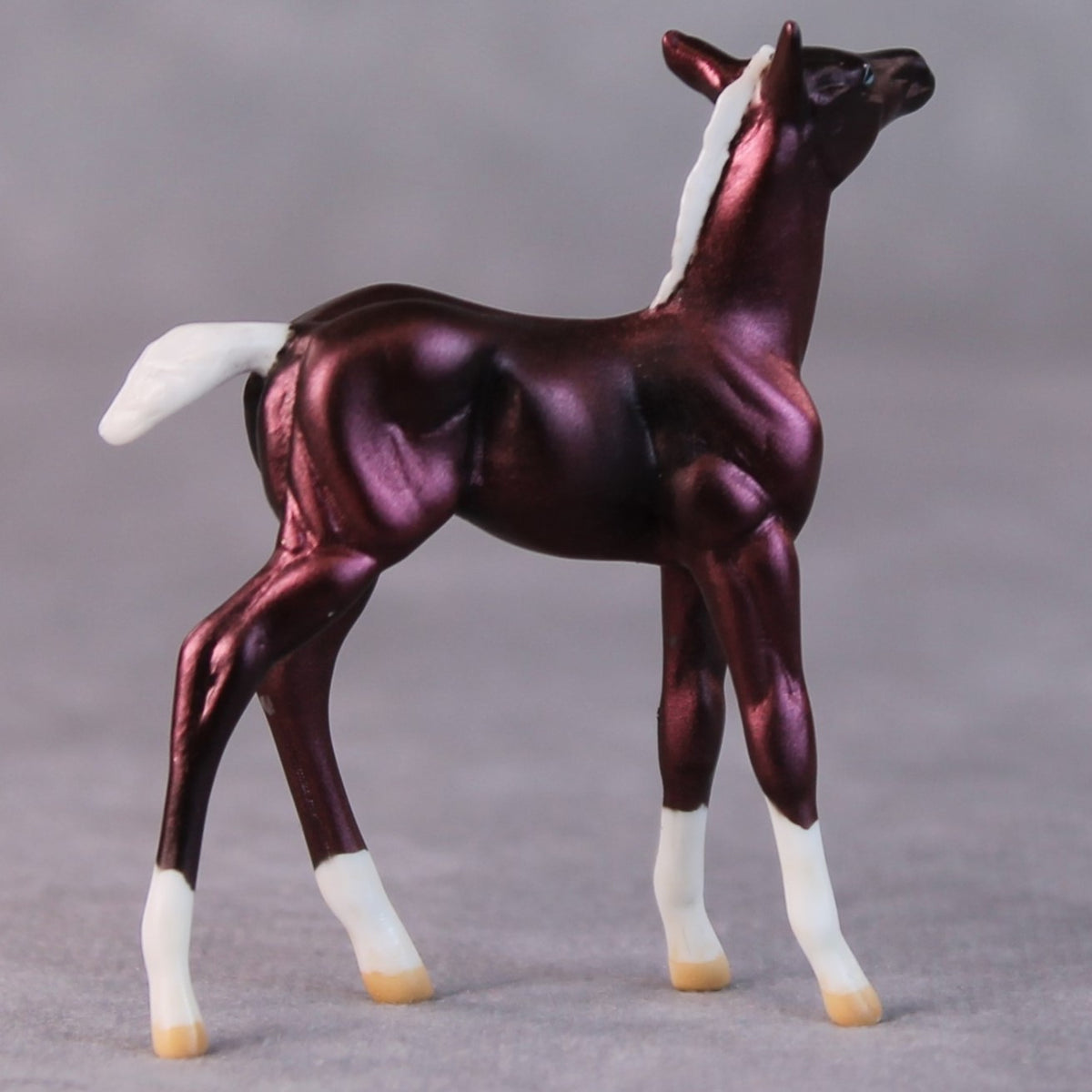 Penny OOAK Mulberry Deco Foal Chip by Jamie Adamson HS24