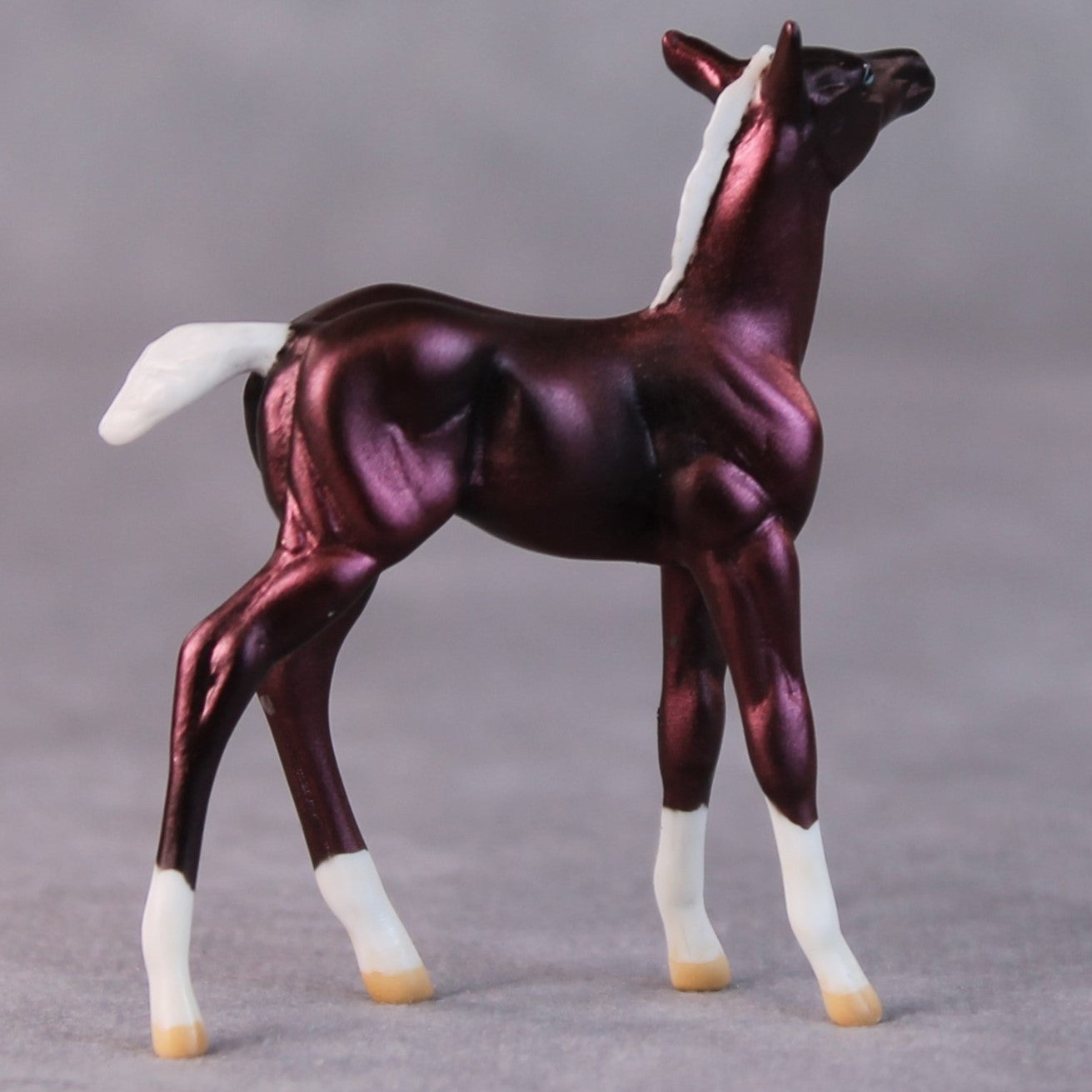 Penny OOAK Mulberry Deco Foal Chip by Jamie Adamson HS24