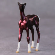 Penny OOAK Mulberry Deco Foal Chip by Jamie Adamson HS24