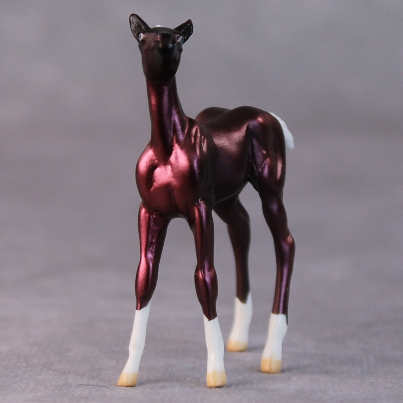 Penny OOAK Mulberry Deco Foal Chip by Jamie Adamson HS24