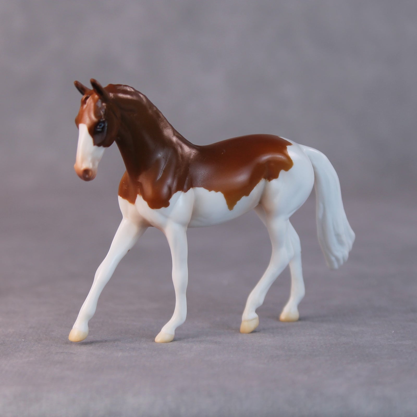 Tater Tot OOAK Chestnut Splash Warmblood Chip By Jamie Adamson HS24