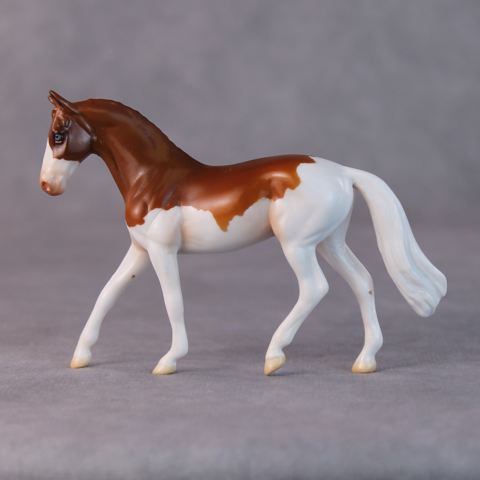 Tater Tot OOAK Chestnut Splash Warmblood Chip By Jamie Adamson HS24