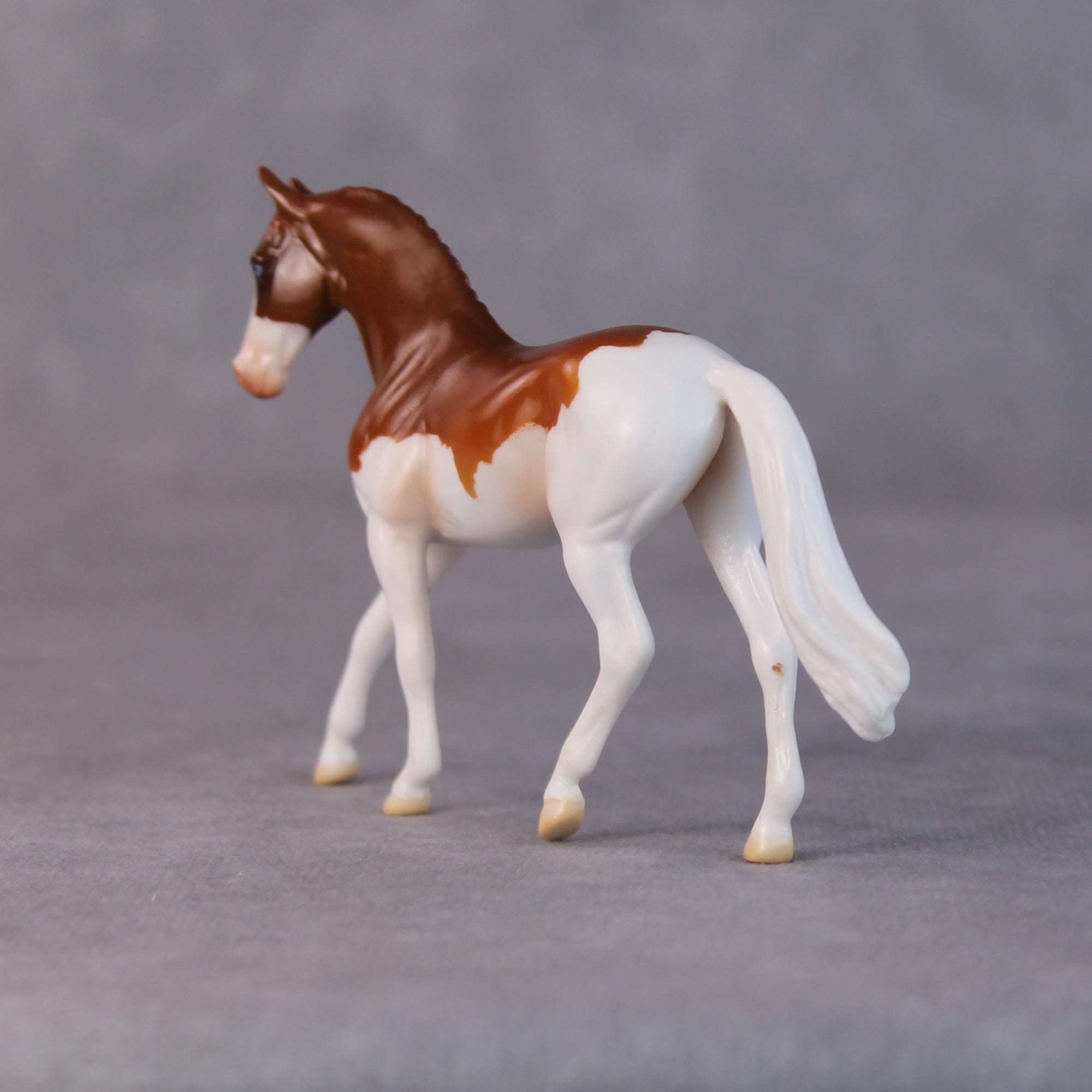 Tater Tot OOAK Chestnut Splash Warmblood Chip By Jamie Adamson HS24