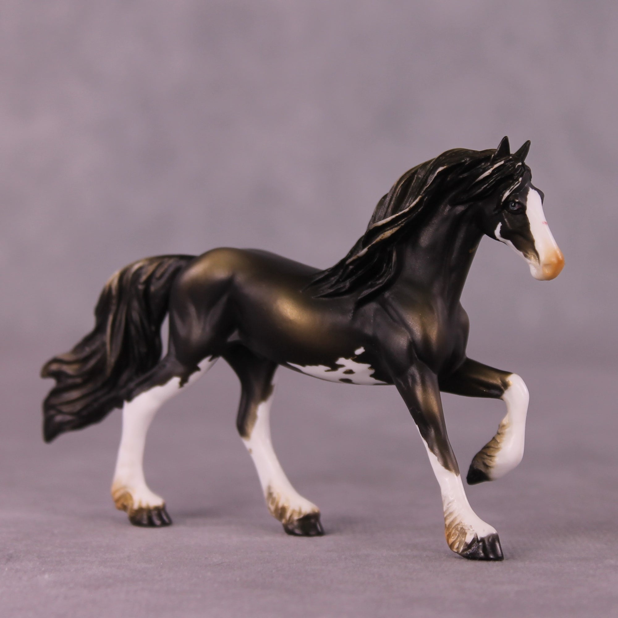 Ephraim OOAK Friesian Chip by Kike Duarte EQ25