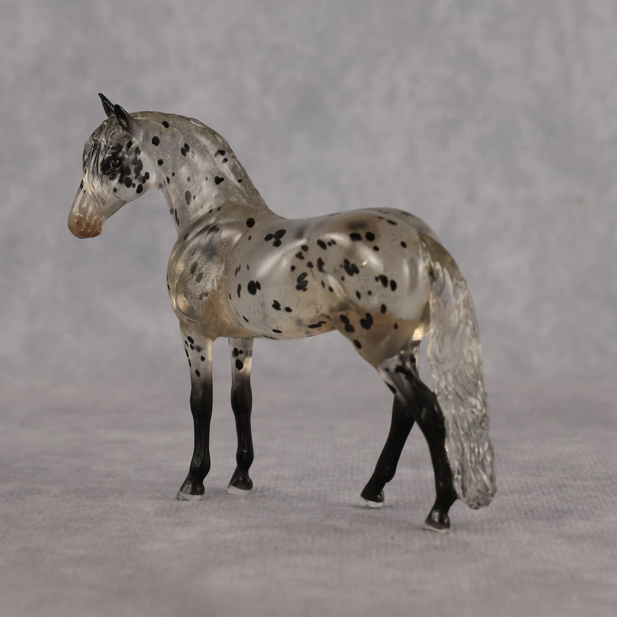 Icarus OOAK FCM Clear Chip Andalusian by Angela Marleau LHS26