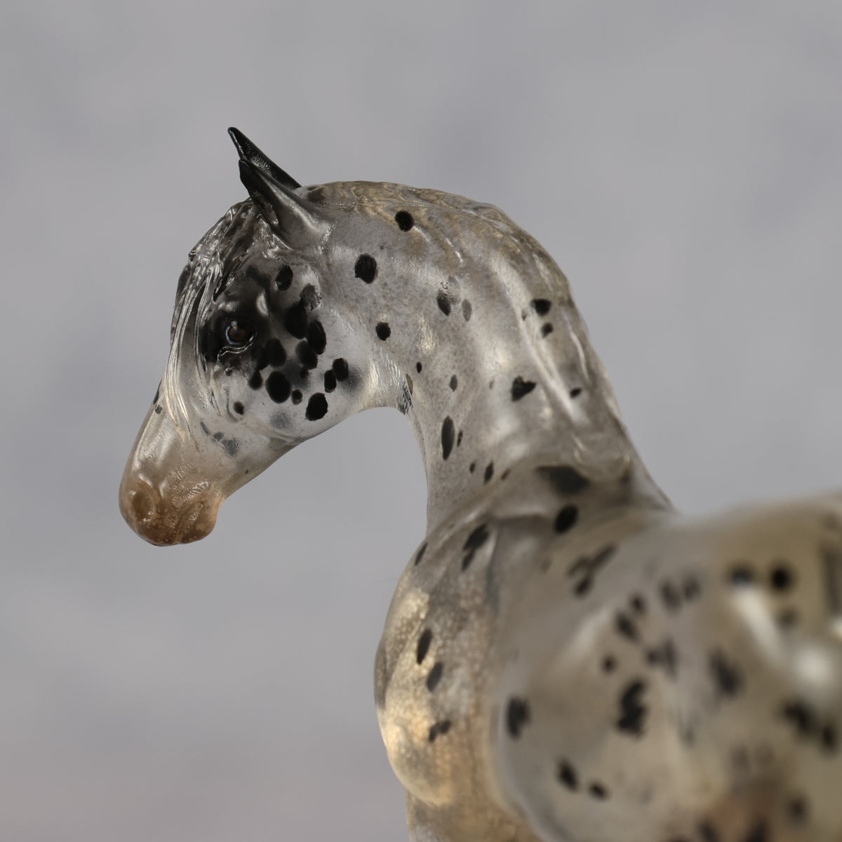 Icarus OOAK FCM Clear Chip Andalusian by Angela Marleau LHS26