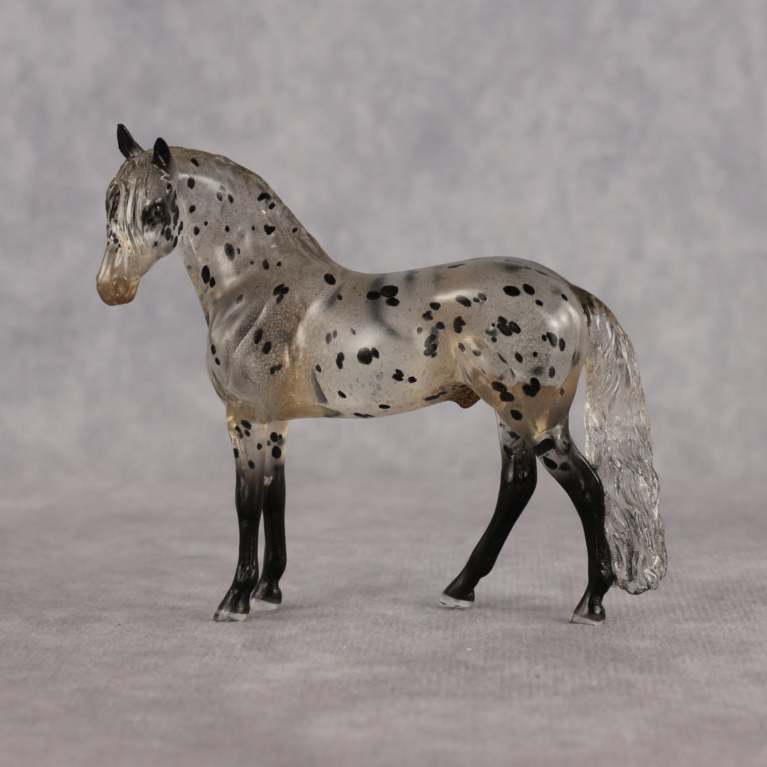 Icarus OOAK FCM Clear Chip Andalusian by Angela Marleau LHS26