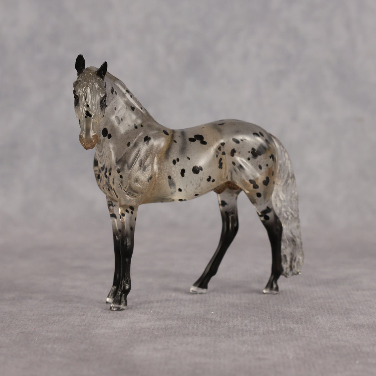 Icarus OOAK FCM Clear Chip Andalusian by Angela Marleau LHS26