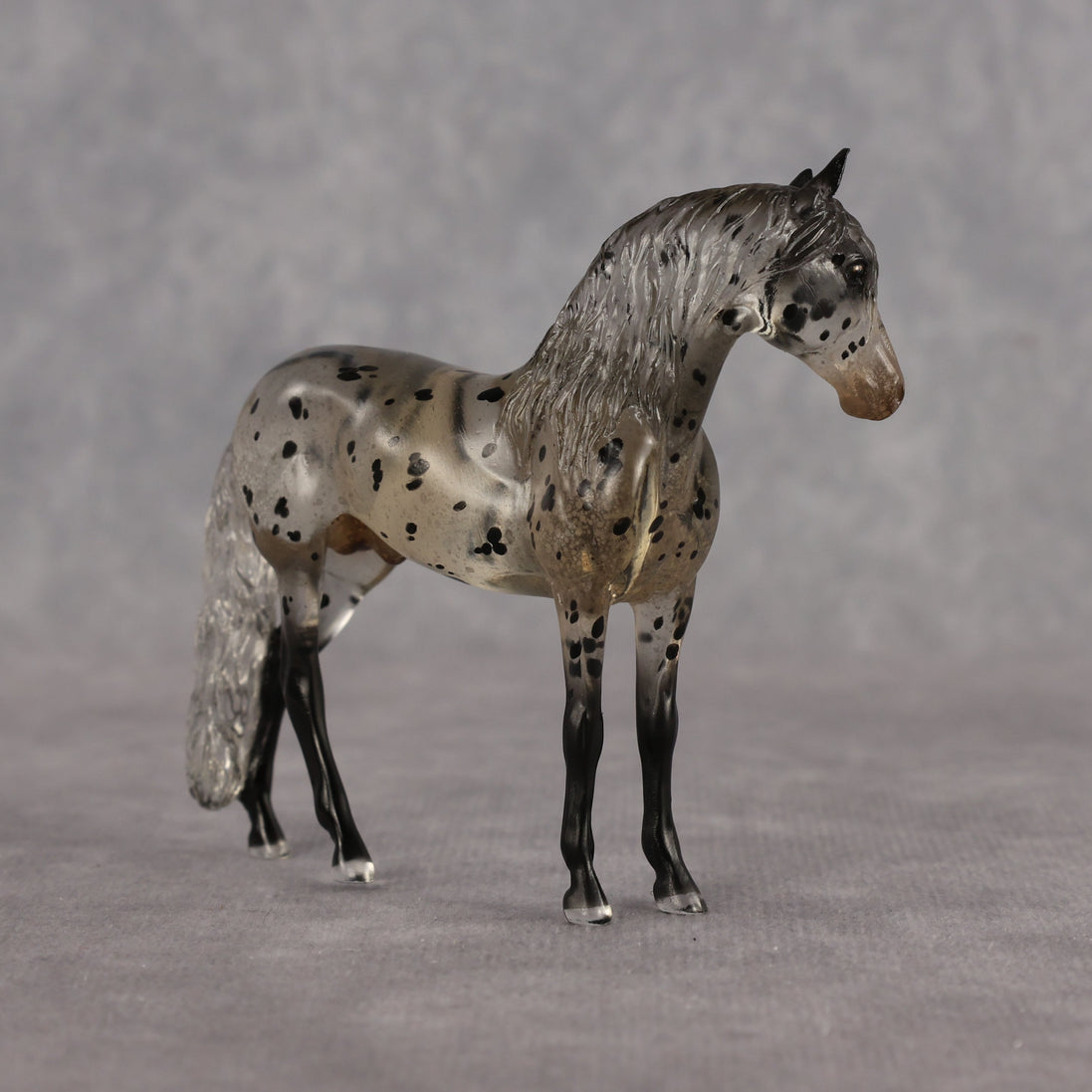 Icarus OOAK FCM Clear Chip Andalusian by Angela Marleau LHS26