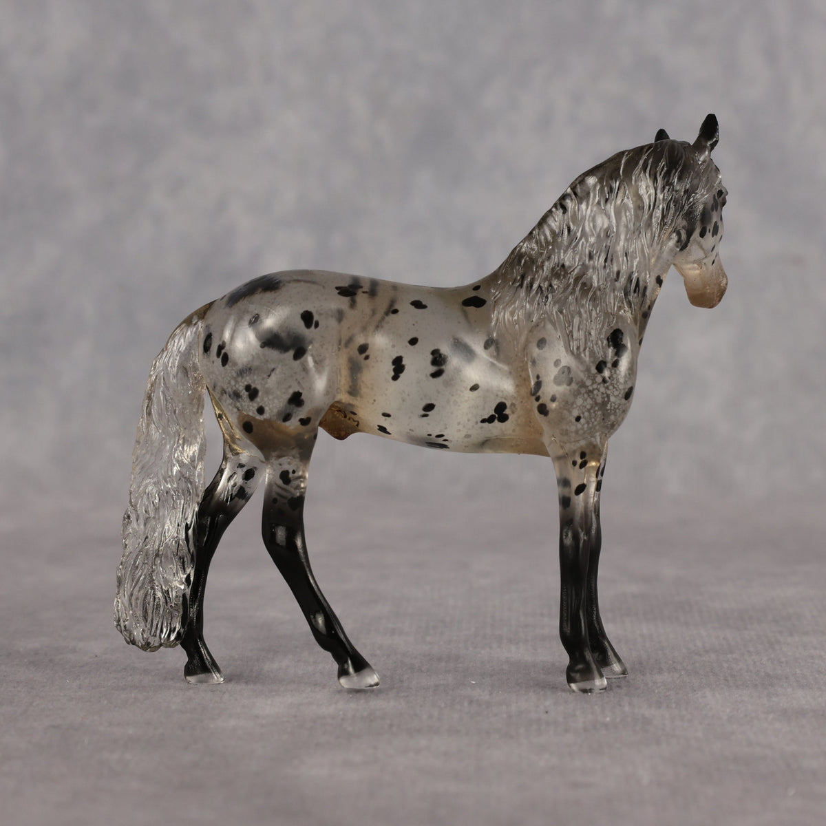 Icarus OOAK FCM Clear Chip Andalusian by Angela Marleau LHS26