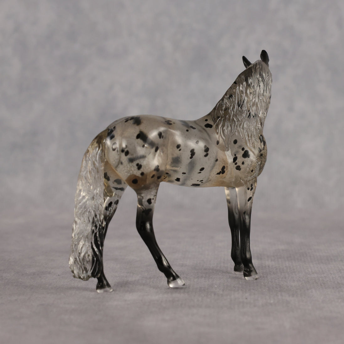 Icarus OOAK FCM Clear Chip Andalusian by Angela Marleau LHS26
