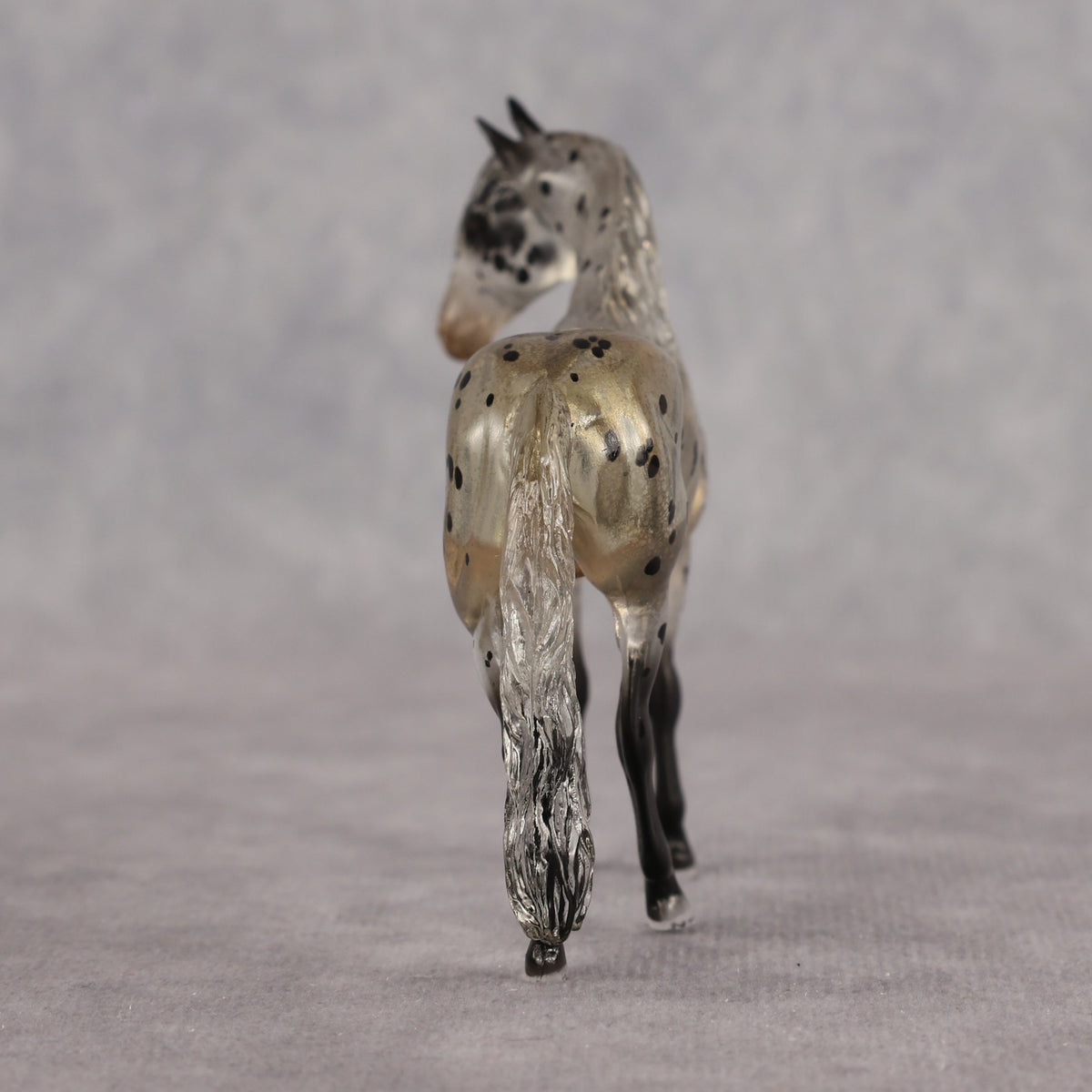 Icarus OOAK FCM Clear Chip Andalusian by Angela Marleau LHS26