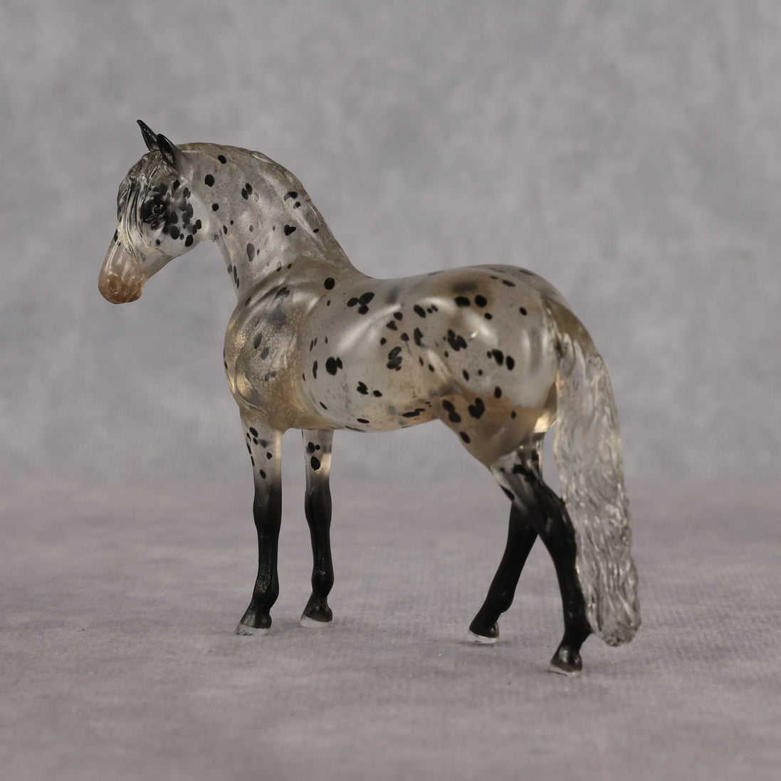 Icarus OOAK FCM Clear Chip Andalusian by Angela Marleau LHS26