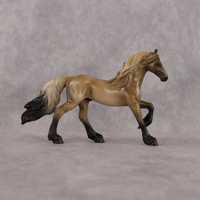 In The Corner OOAK Chip Friesian by Alex Fortman LHS26