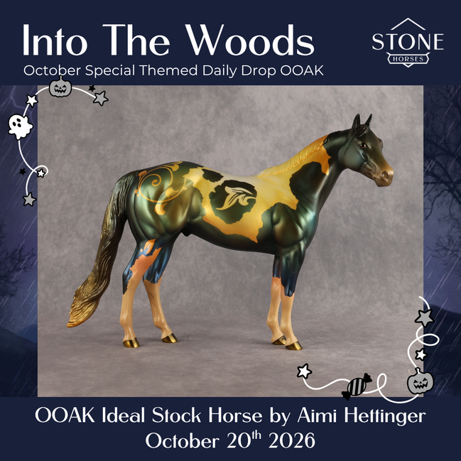 Into The Woods OOAK Ideal Stock Horse by Aimi Hettinger DDOOAKs26
