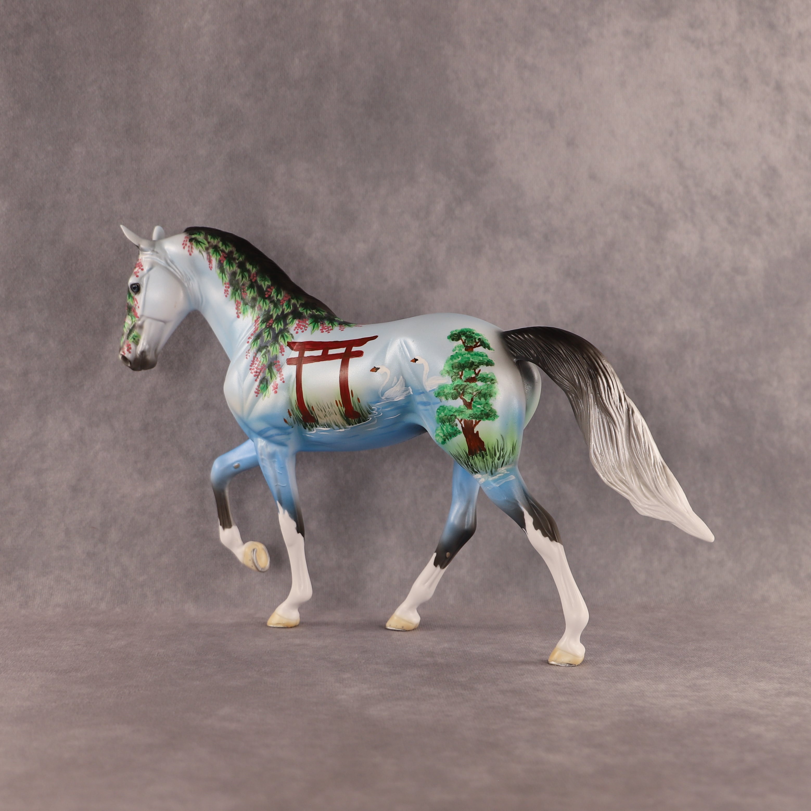 Into the Garden OOAK Tennessee Walker by Dawn Quick EQ26