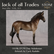 Jack of All Trades OOAK EFCM Chip Andalusian by Carly Kudalis Best Offer 10.6.2026