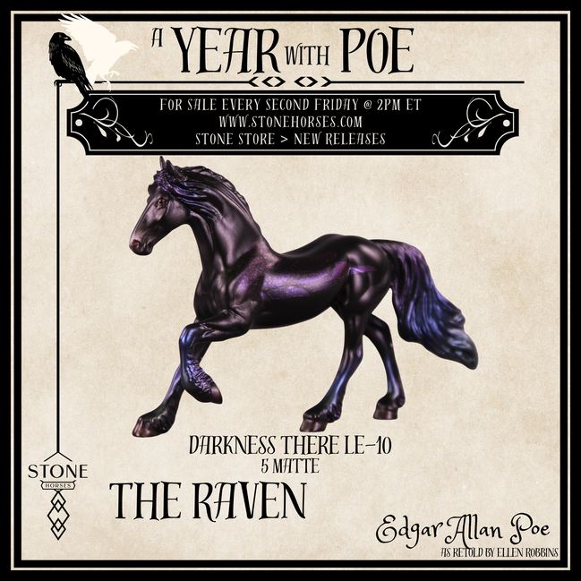Matte Darkness There LE-5 FCM Chip Friesian by Ellen Robbins YP26