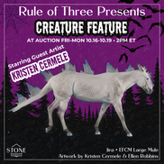 Jira OOAK EFCM Large Mule by Ellen Robbins & Kristen Cermele Ro326