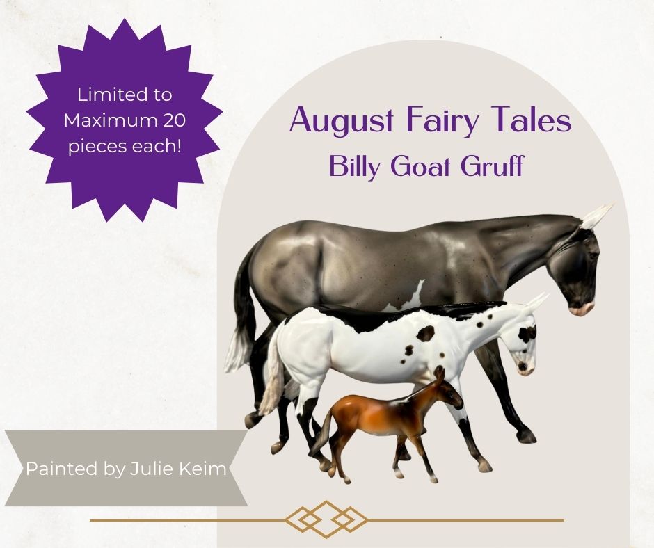 Large Gruff LE-19 Billy Goats Gruff Mule By Julie Keim FTL24