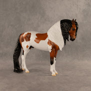 Flocked and Reported OOAK FCM Andalusian by Madi Wiseman DDOOAKs26