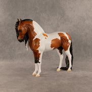 Flocked and Reported OOAK FCM Andalusian by Madi Wiseman DDOOAKs26