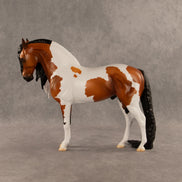Flocked and Reported OOAK FCM Andalusian by Madi Wiseman DDOOAKs26