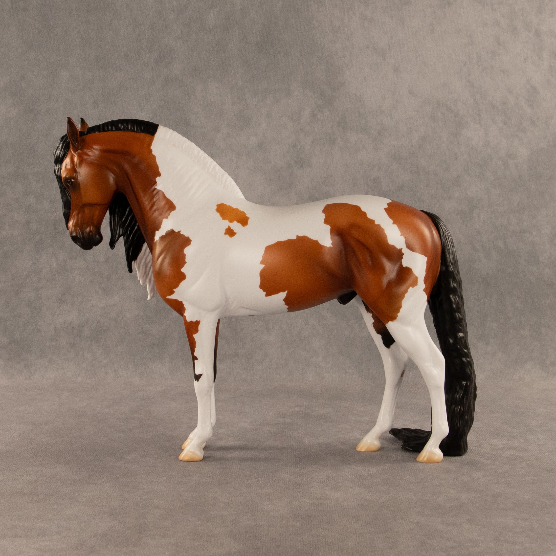 Flocked and Reported OOAK FCM Andalusian by Madi Wiseman DDOOAKs26
