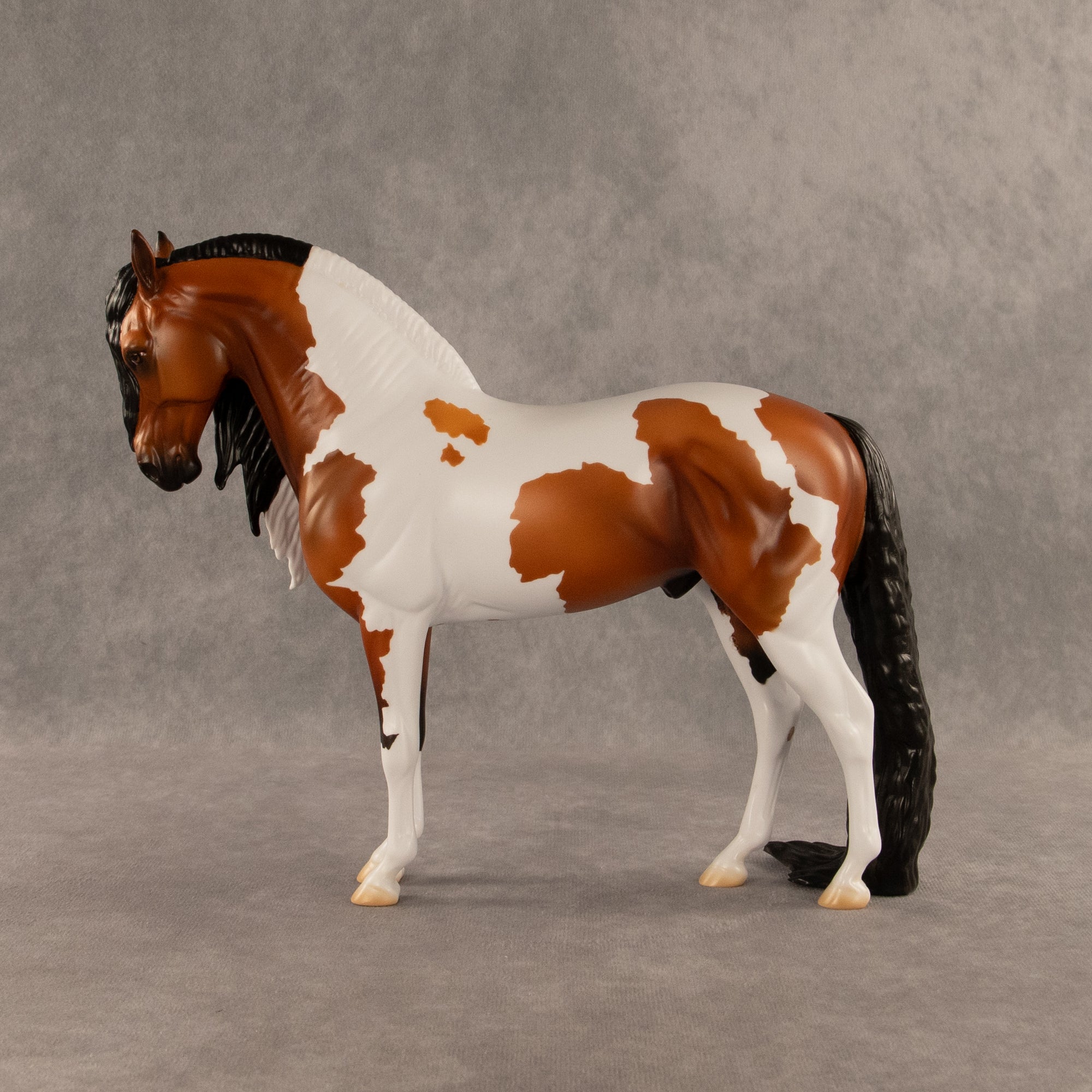 Flocked and Reported OOAK FCM Andalusian by Madi Wiseman DDOOAKs26