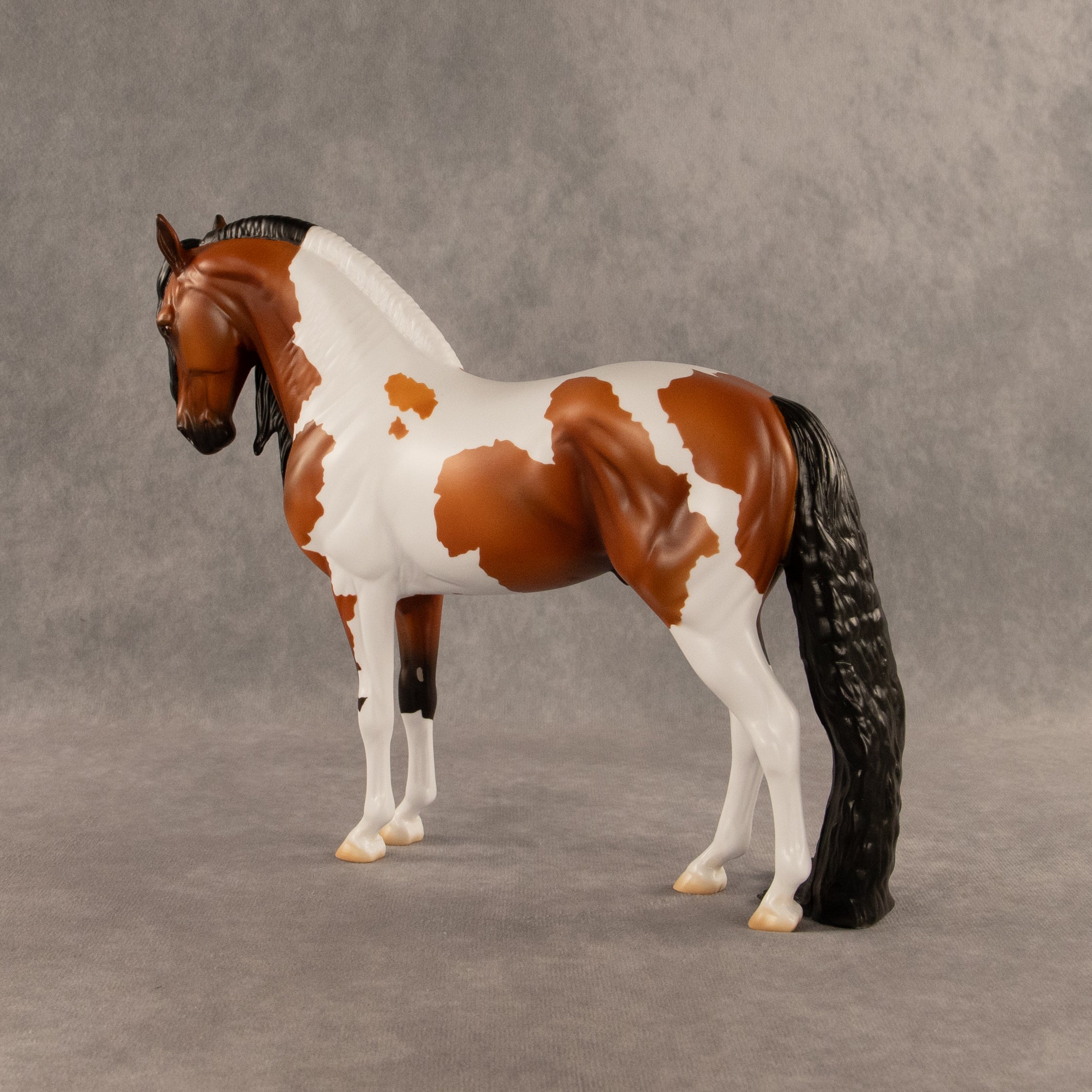 Flocked and Reported OOAK FCM Andalusian by Madi Wiseman DDOOAKs26