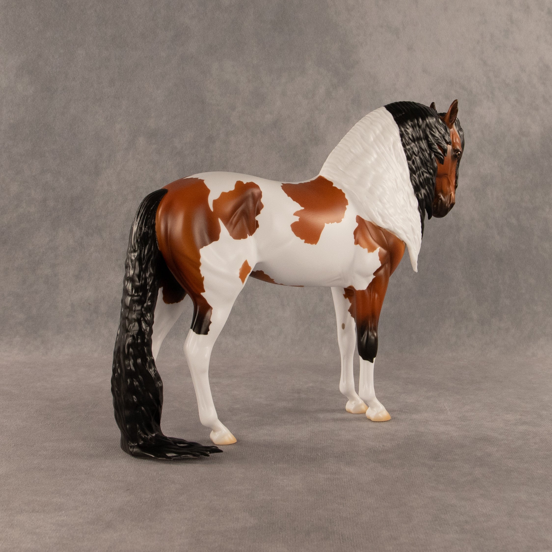 Flocked and Reported OOAK FCM Andalusian by Madi Wiseman DDOOAKs26