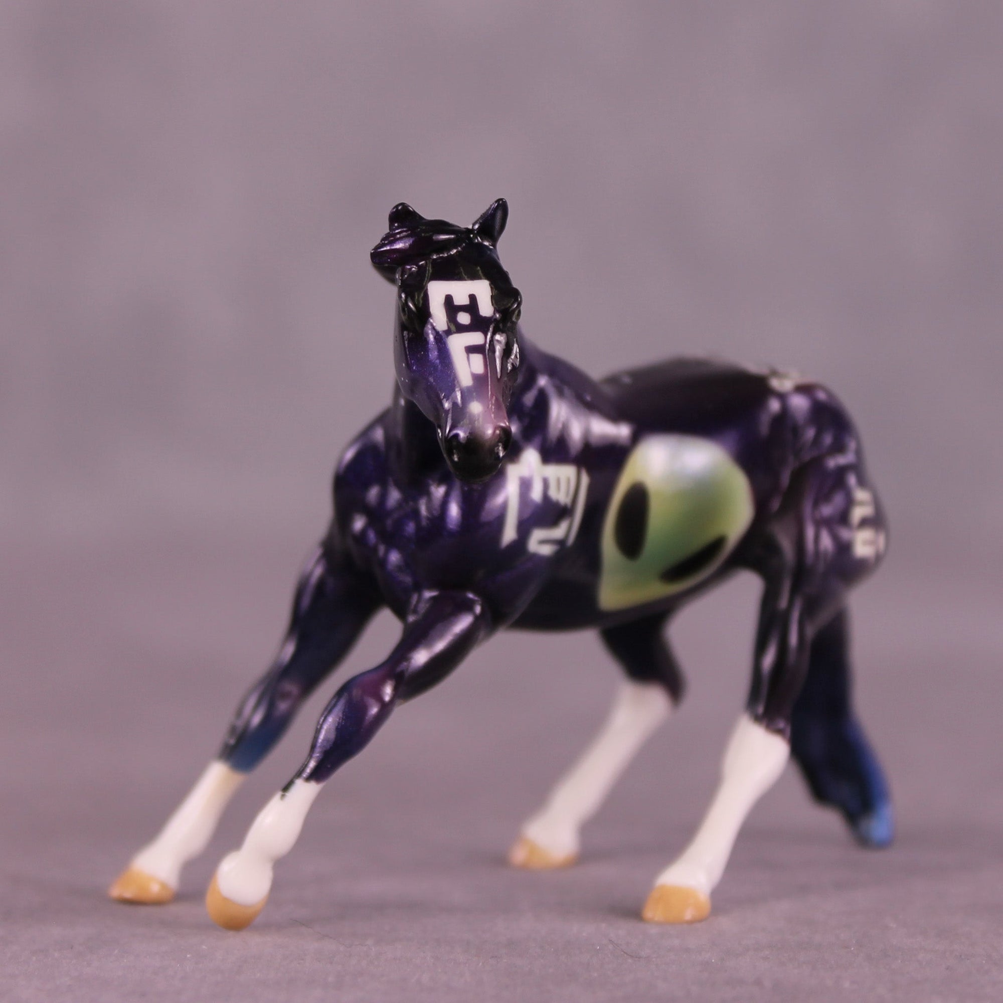 Kelperian Visitor OOAK Chip Cutting Horse by Kike (Enrique) Duarte MM25 Group B