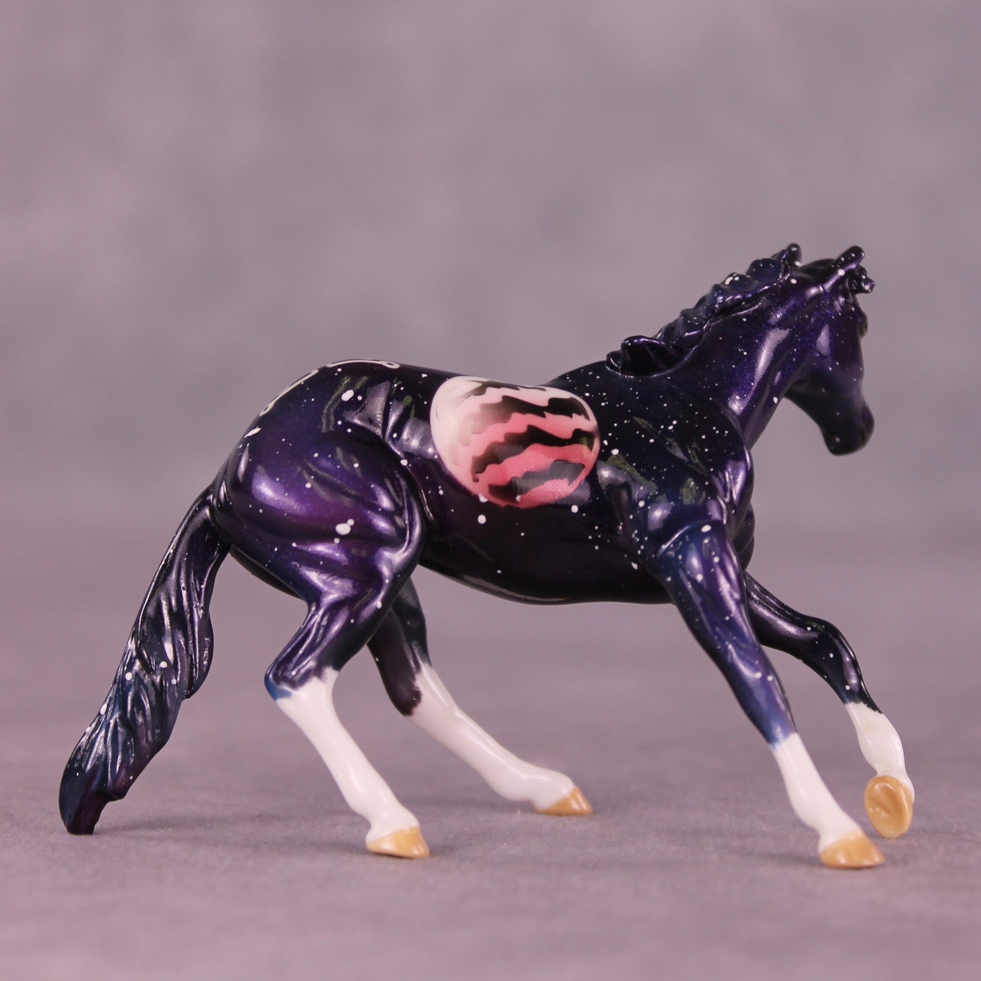 Kelperian Visitor OOAK Chip Cutting Horse by Kike (Enrique) Duarte MM25 Group B