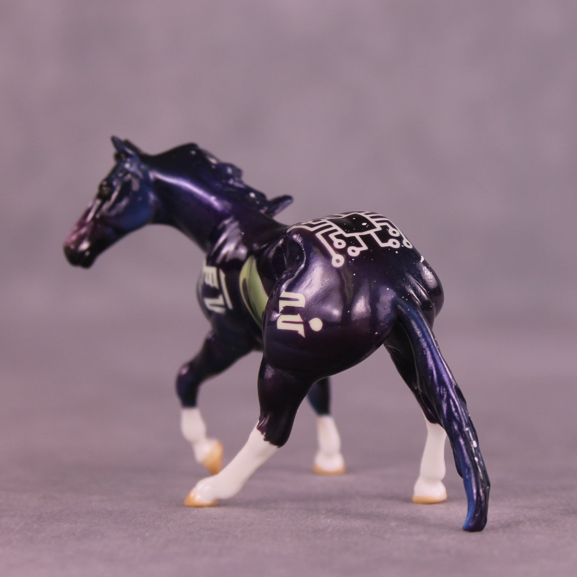 Kelperian Visitor OOAK Chip Cutting Horse by Kike (Enrique) Duarte MM25 Group B