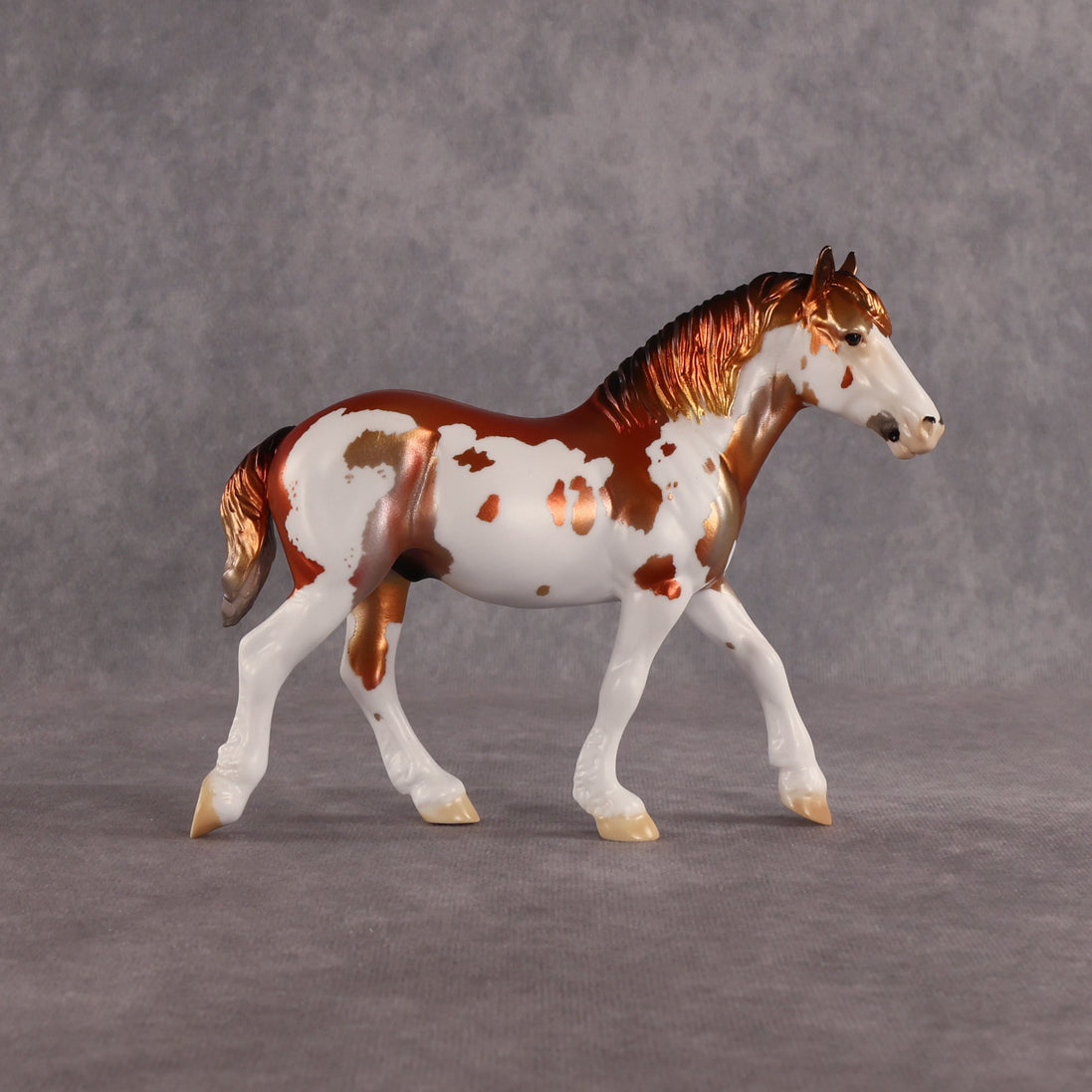Bronze Glow OOAK Pebble Drafter by Dawn Quick SHCF26