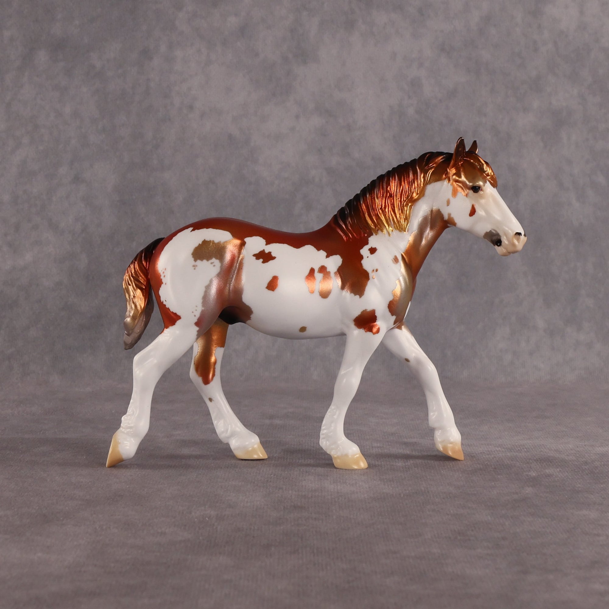 Bronze Glow OOAK Pebble Drafter by Dawn Quick SHCF26