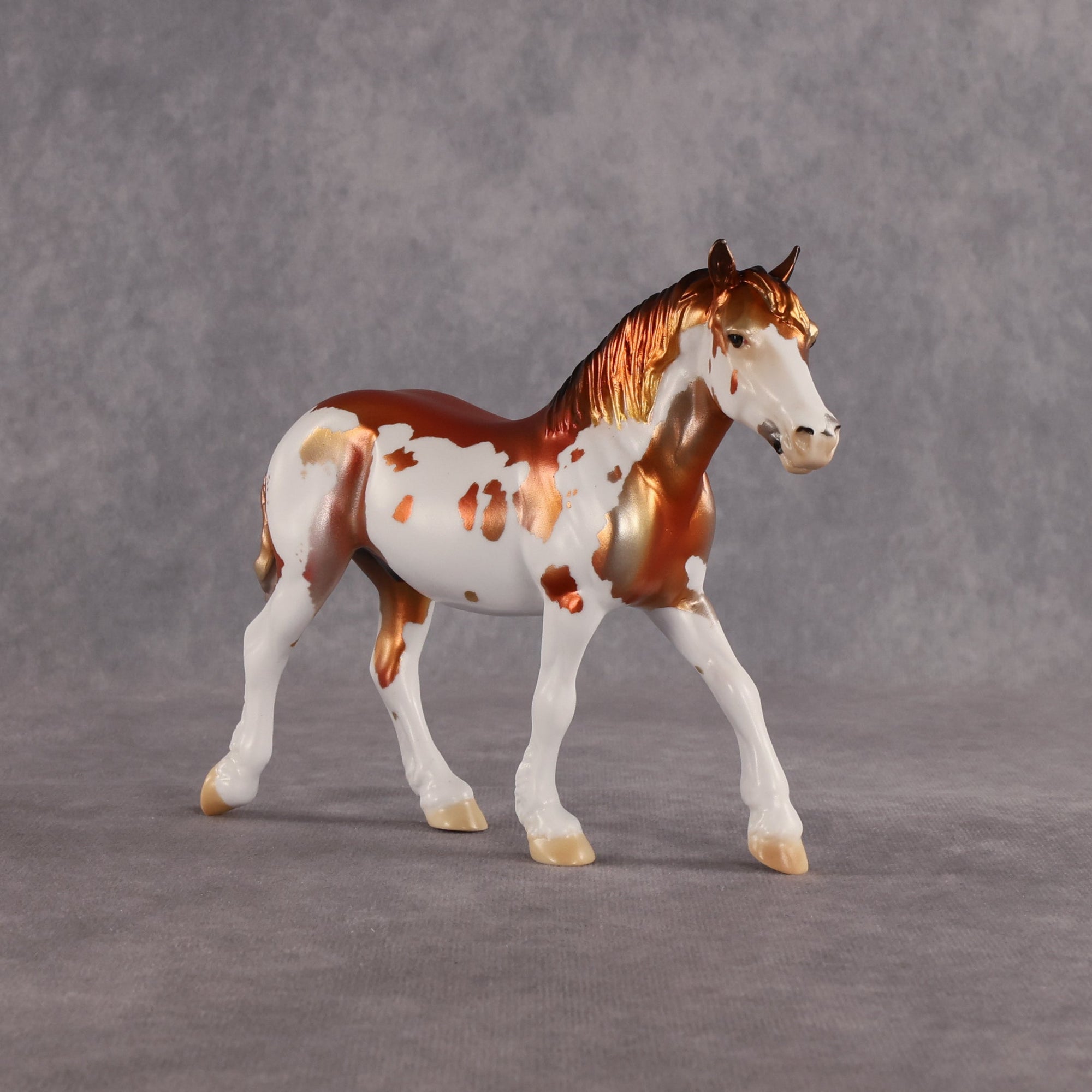 Bronze Glow OOAK Pebble Drafter by Dawn Quick SHCF26