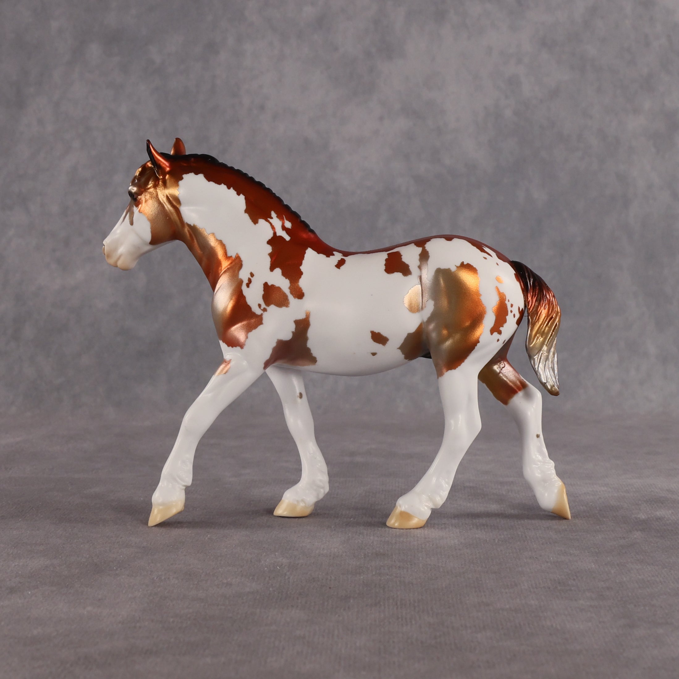 Bronze Glow OOAK Pebble Drafter by Dawn Quick SHCF26