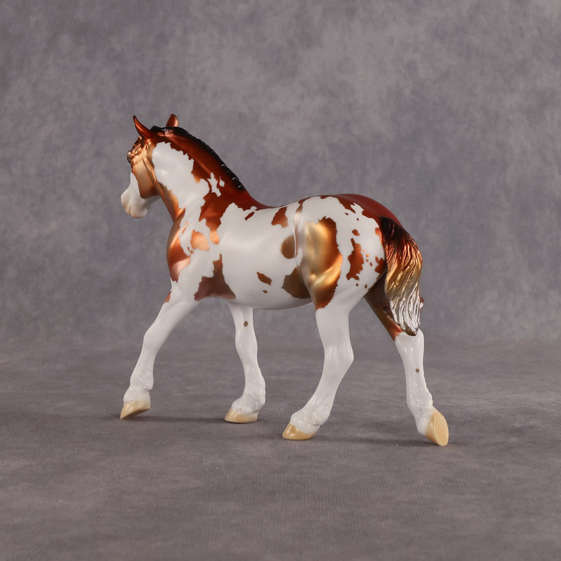 Bronze Glow OOAK Pebble Drafter by Dawn Quick SHCF26
