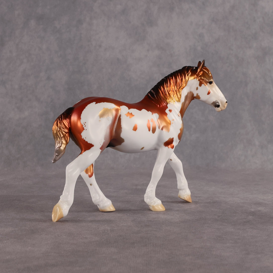 Bronze Glow OOAK Pebble Drafter by Dawn Quick SHCF26
