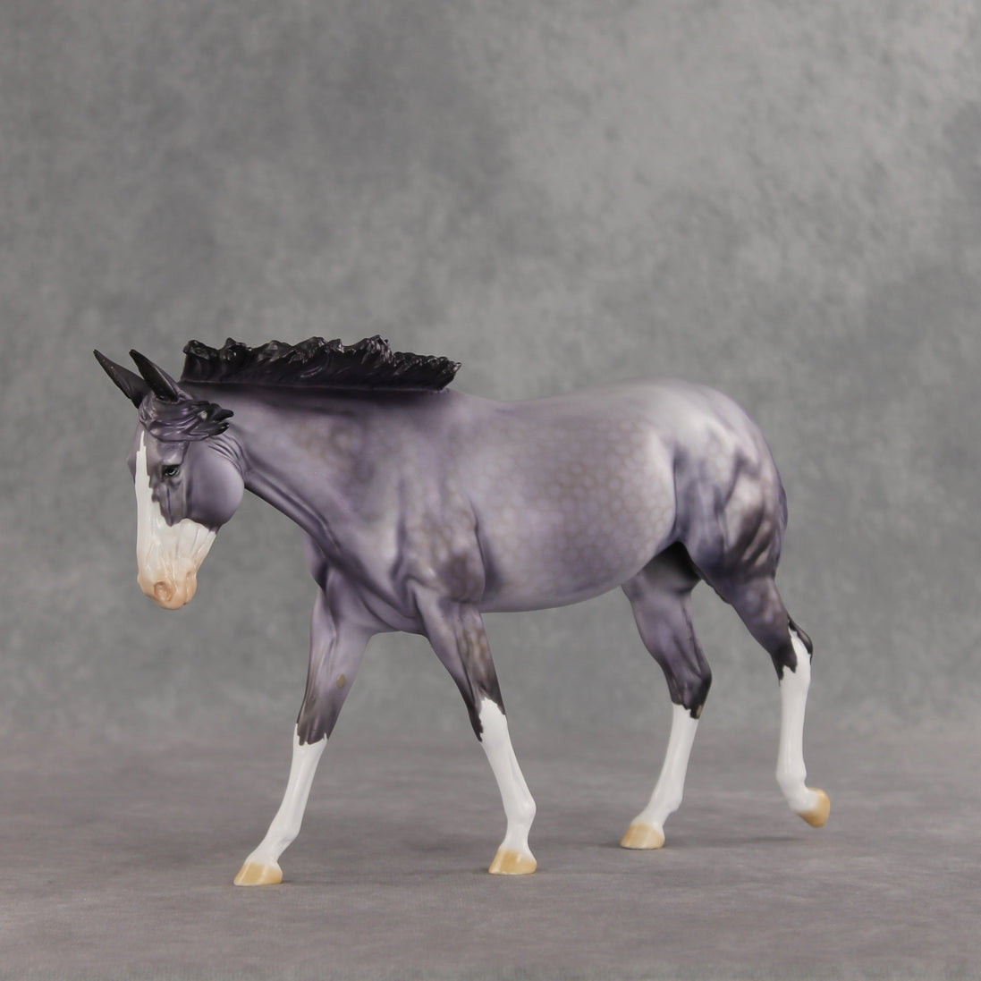 Lavender Morning OOAK FCM Large Mule by Dawn Quick VV26