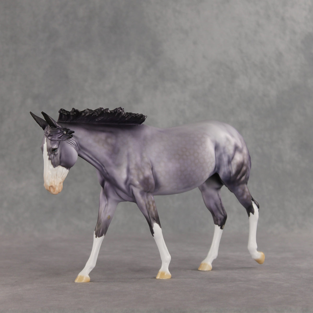 Lavender Morning OOAK FCM Large Mule by Dawn Quick VV26