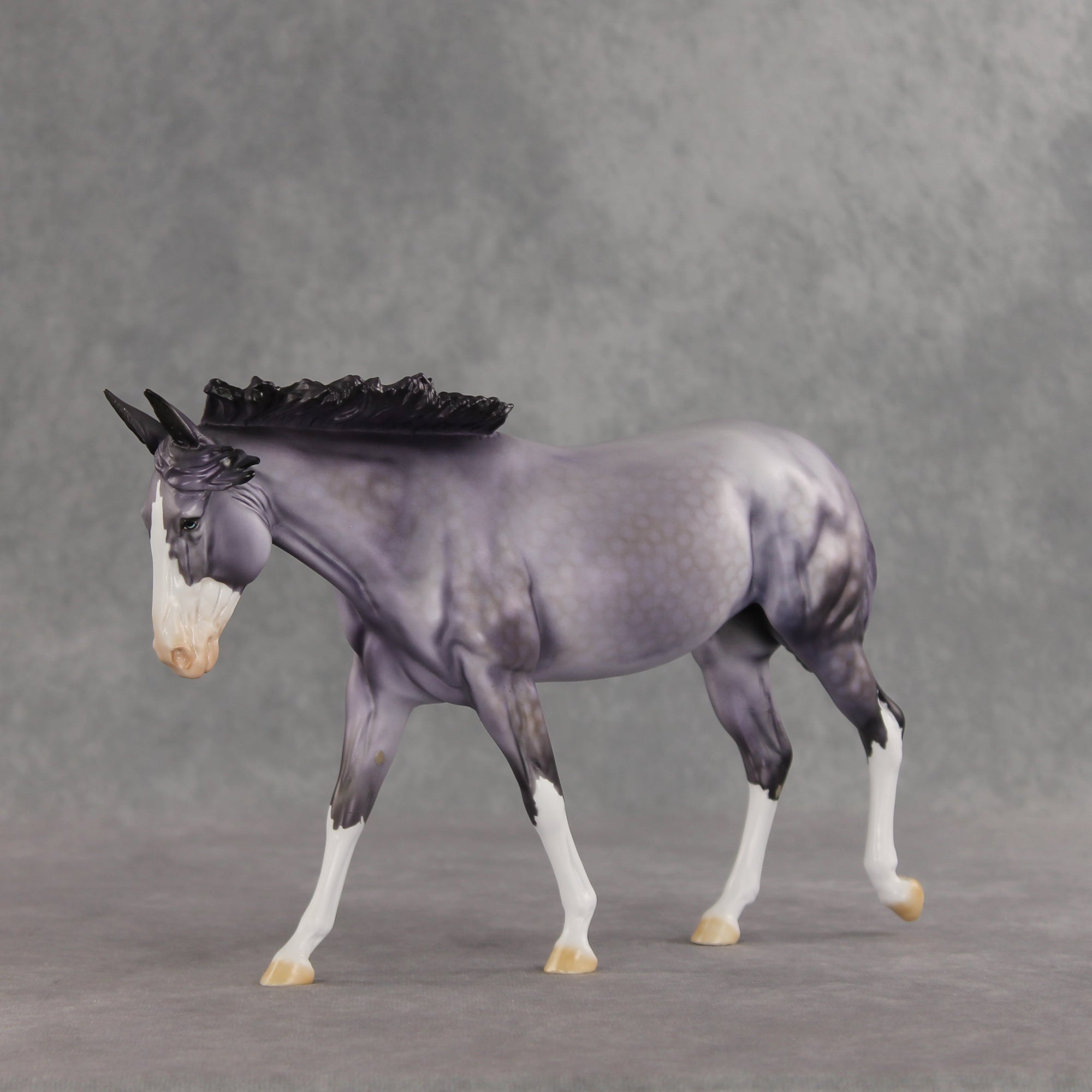 Lavender Morning OOAK FCM Large Mule by Dawn Quick VV26