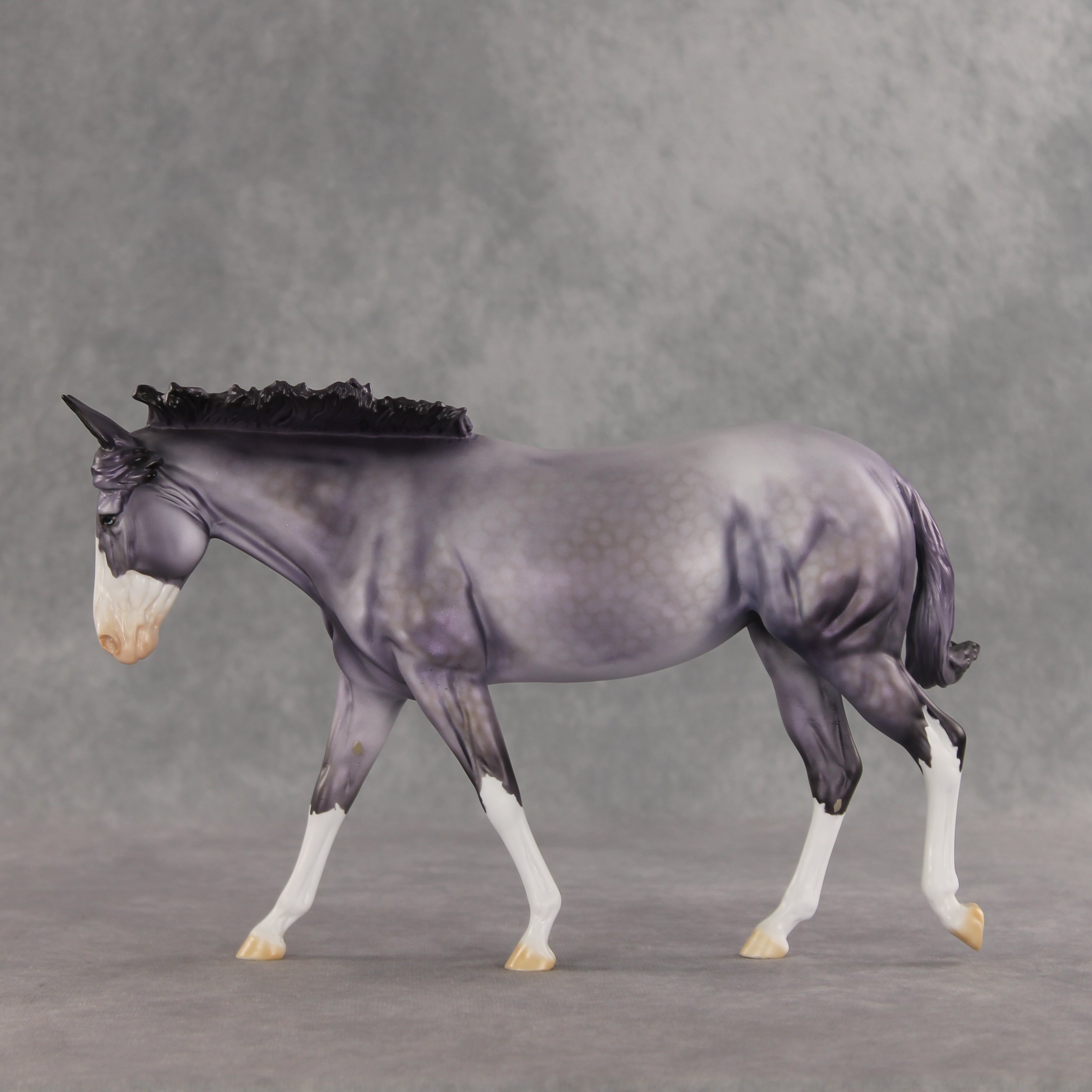 Lavender Morning OOAK FCM Large Mule by Dawn Quick VV26