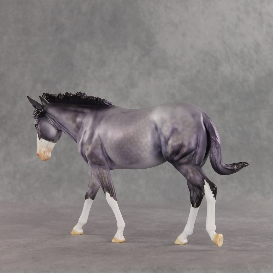 Lavender Morning OOAK FCM Large Mule by Dawn Quick VV26