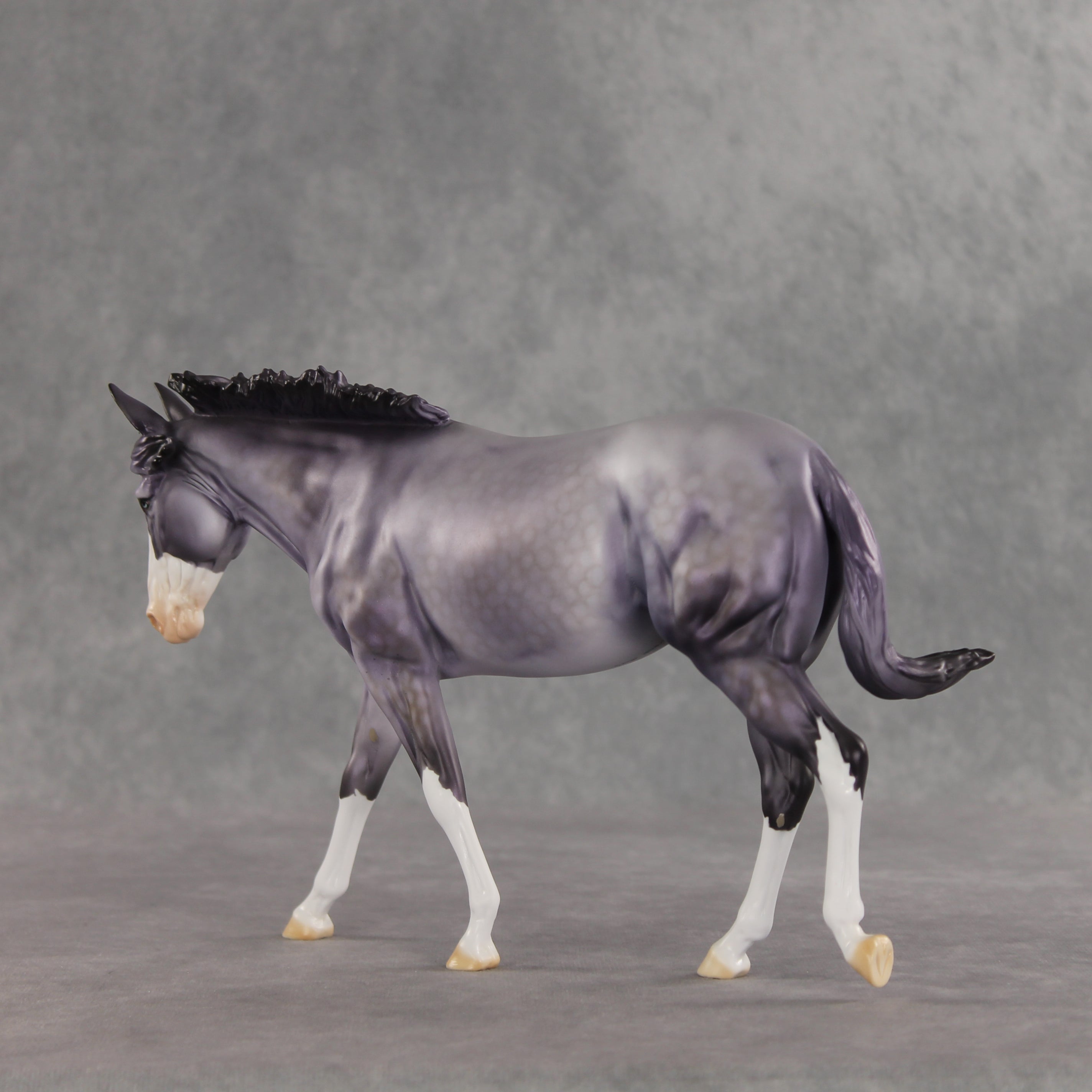 Lavender Morning OOAK FCM Large Mule by Dawn Quick VV26