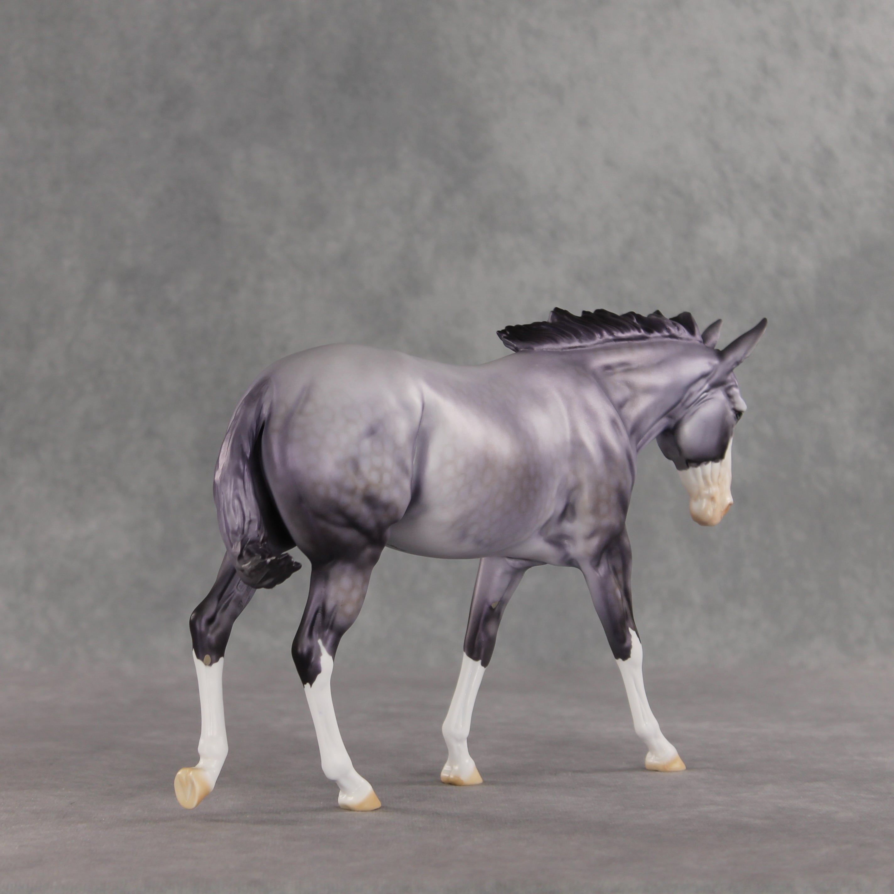 Lavender Morning OOAK FCM Large Mule by Dawn Quick VV26