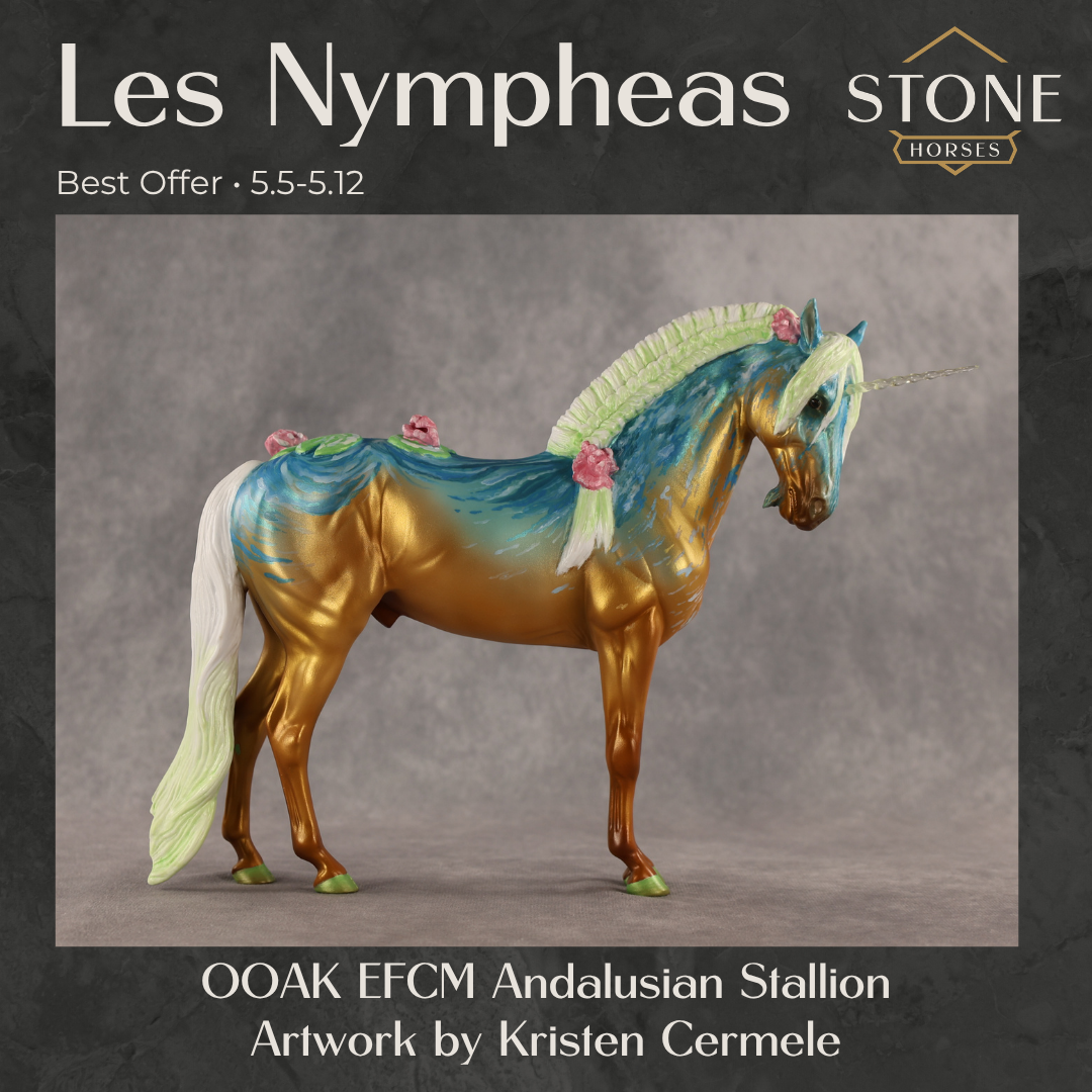 Les Nympheas OOAK EFCM Andalusian by Kristen Cermele Best Offer 5.5.2026