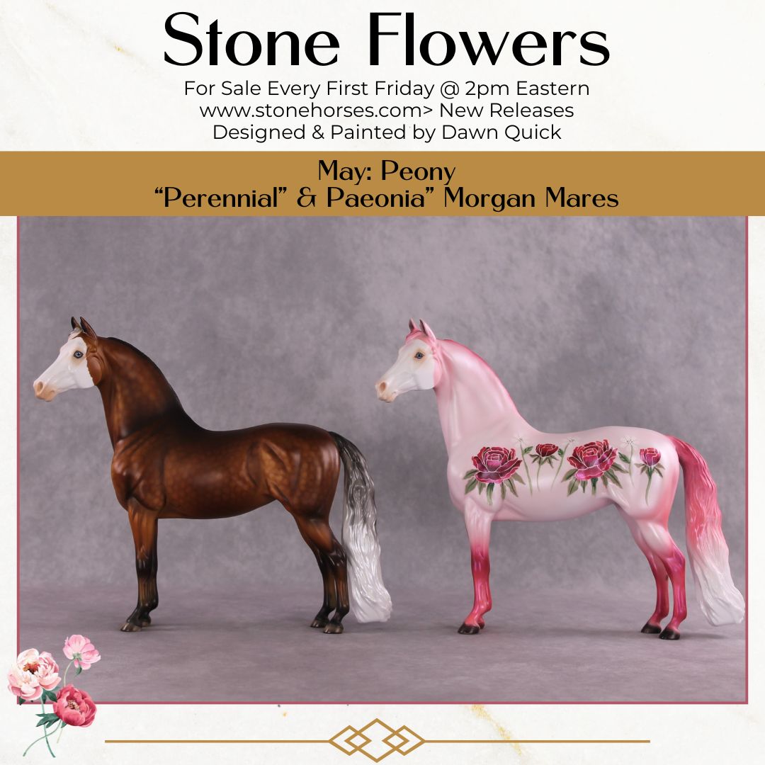 "Paeonia" & "Perennial" FCM Morgan By Dawn Quick May Flower Series FS25