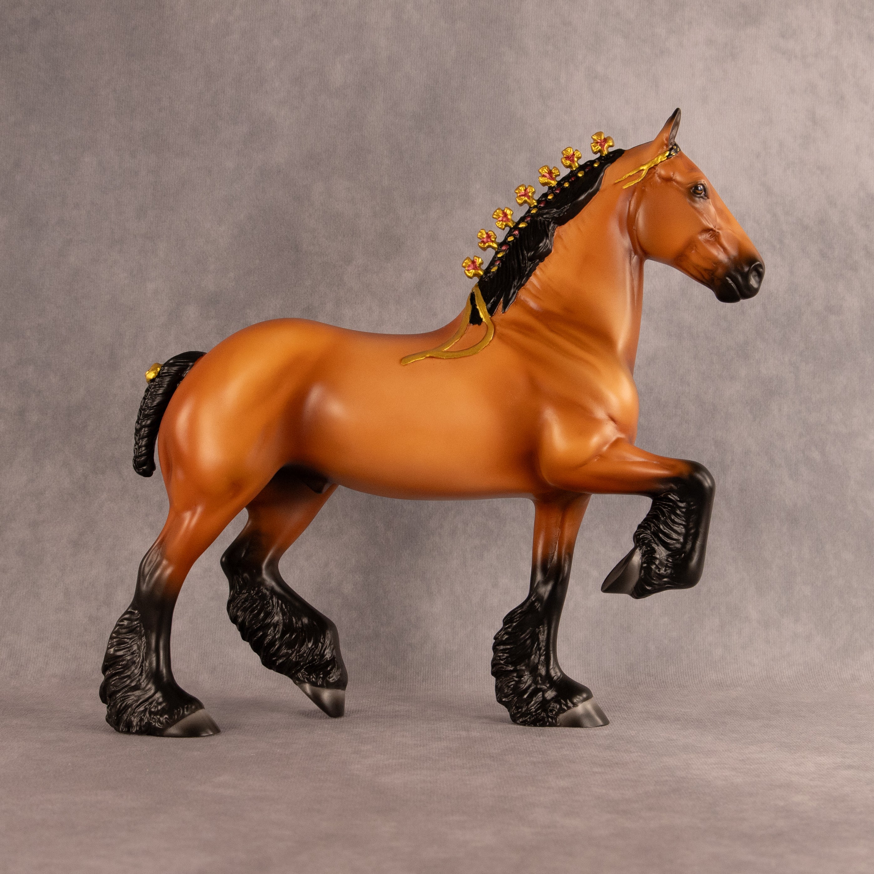 Love Struck OOAK Trotting Drafter by Madi Wiseman EQ26